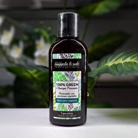 Champú 100% Green Nuggela & Sulé vegano con proteínas vegetales